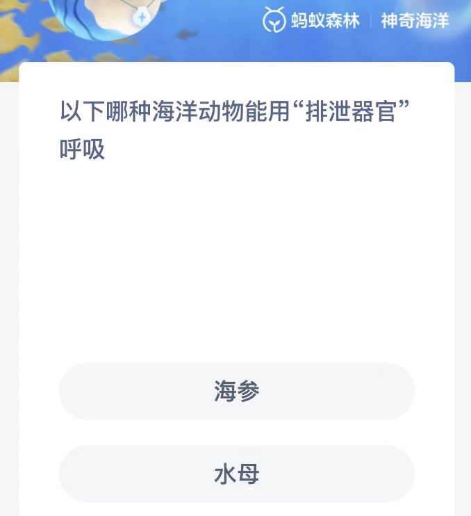 《支付宝》神奇海洋2023年1月11日答案最新