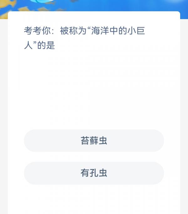 《支付宝》神奇海洋2023年3月1日答案最新